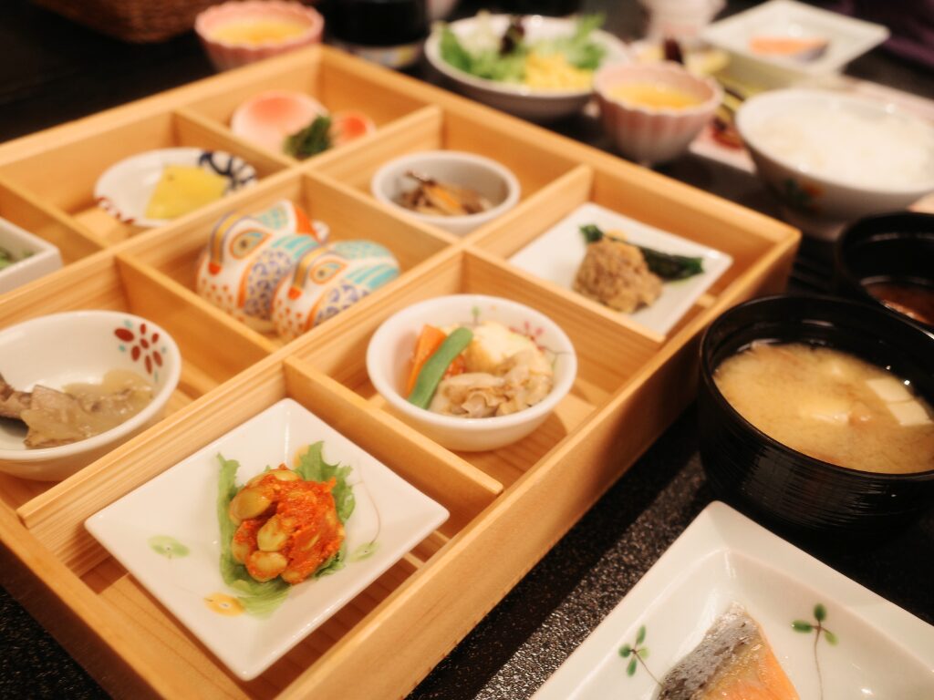 仙峡の宿 銀山荘の朝食