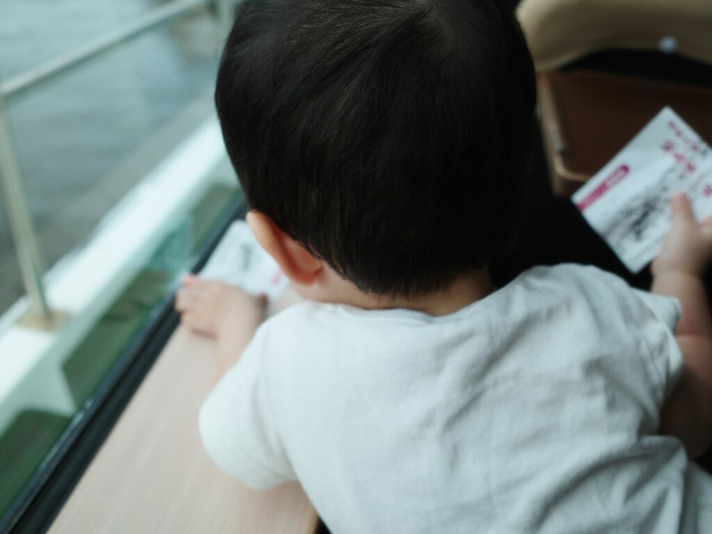 松島島巡り観光船「仁王丸」の2階グリーン席