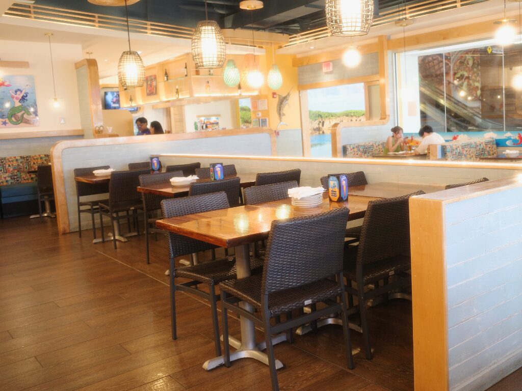 ビーチンシュリンプ店内