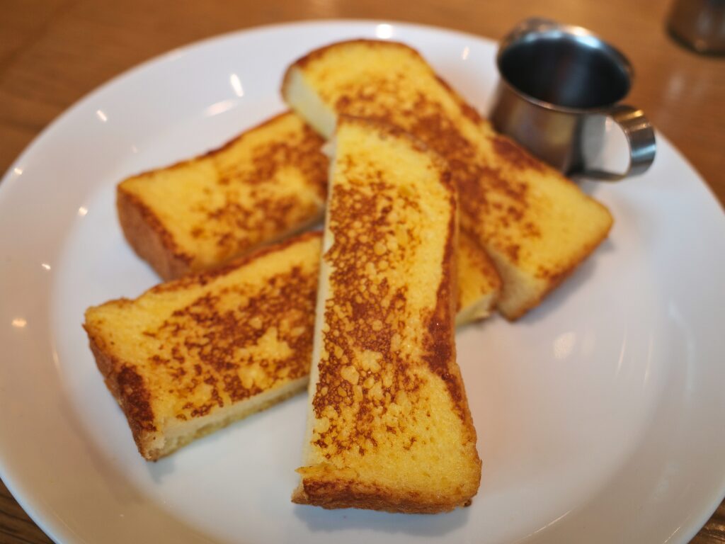 キッズメニューのフレンチトースト
